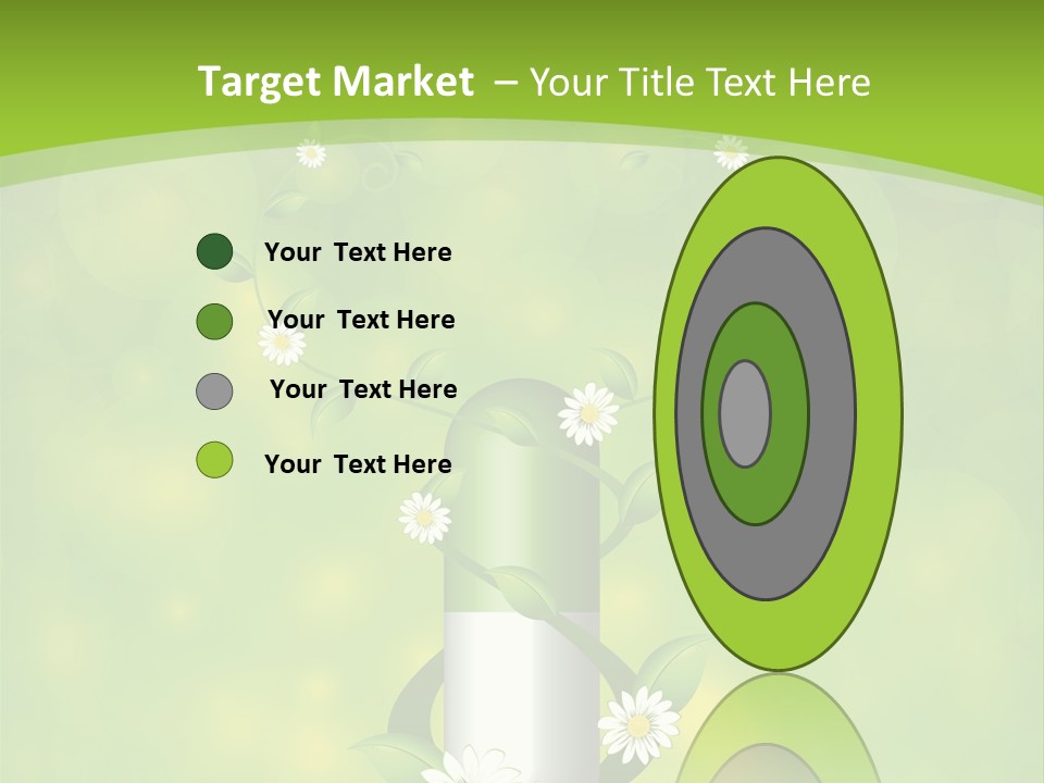 Flower Cure Chamomile PowerPoint Template