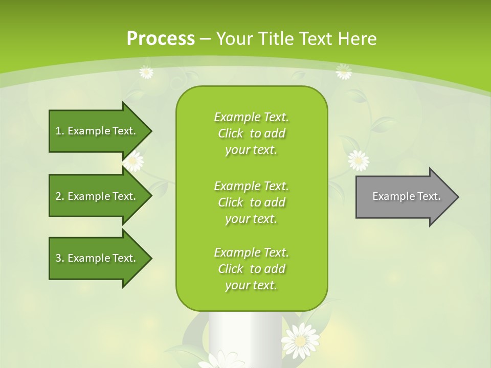 Flower Cure Chamomile PowerPoint Template