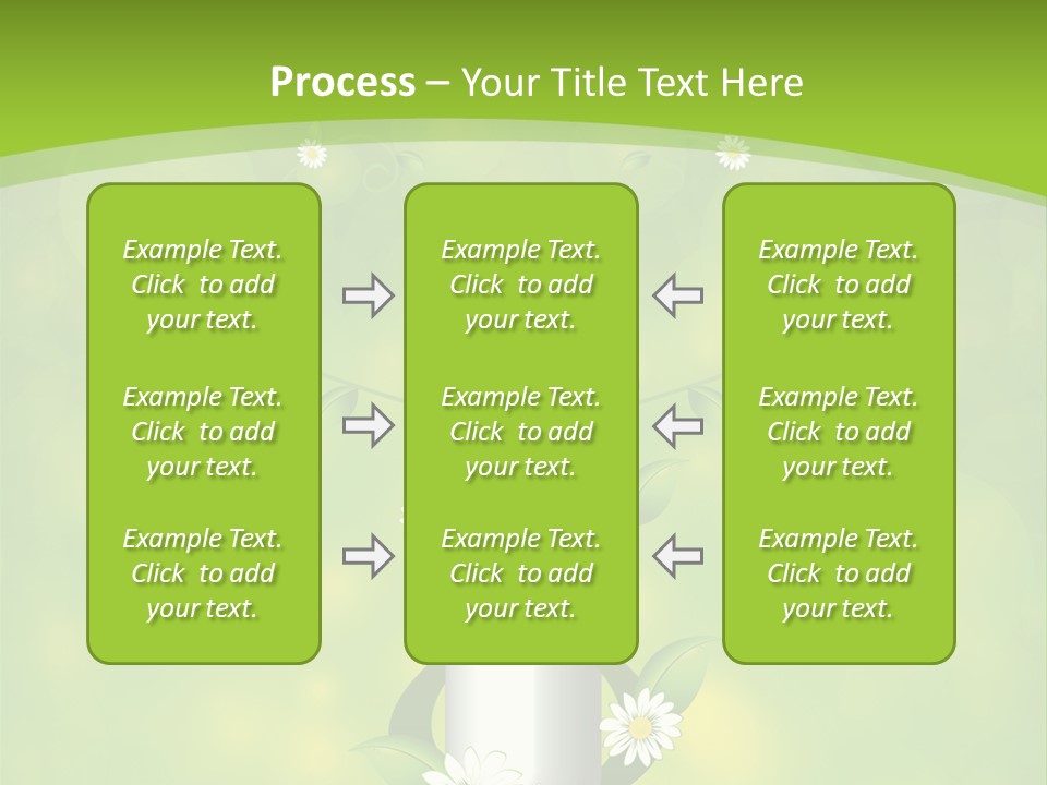 Flower Cure Chamomile PowerPoint Template