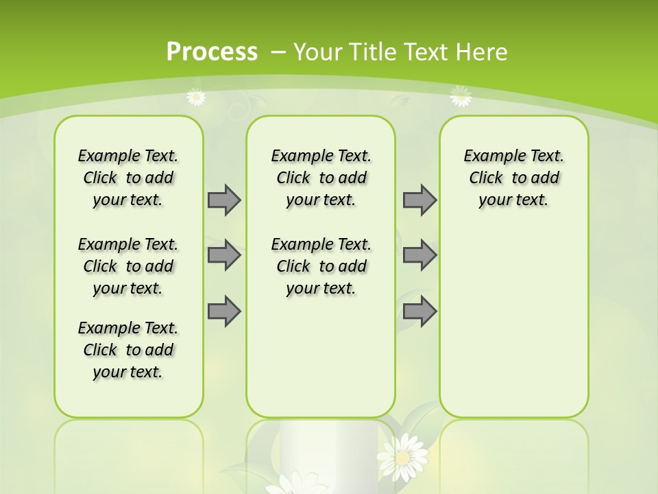 Flower Cure Chamomile PowerPoint Template