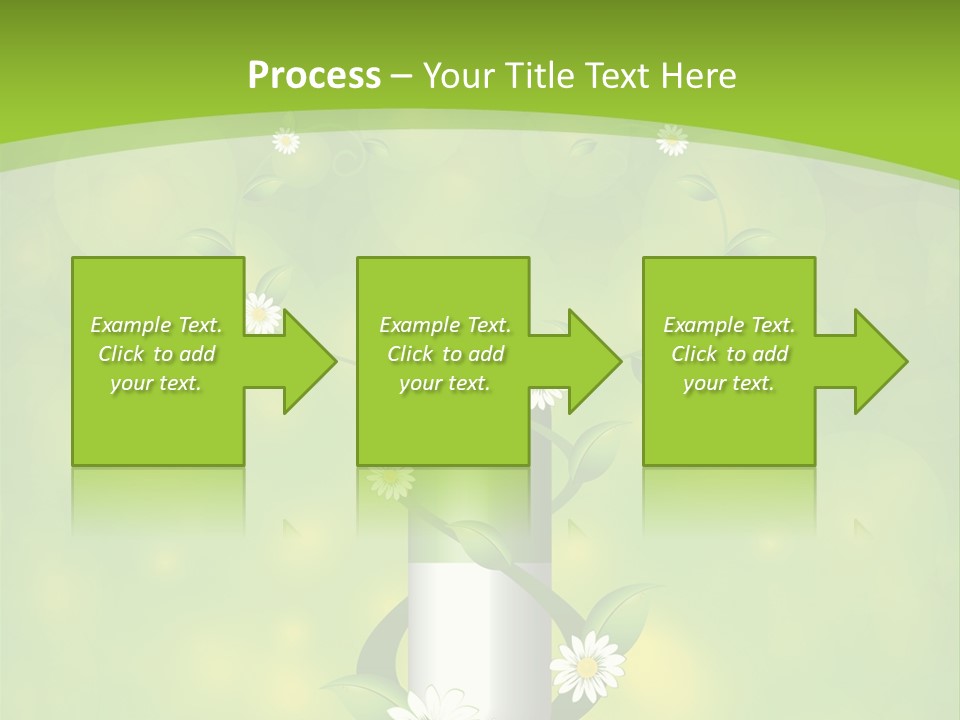 Flower Cure Chamomile PowerPoint Template