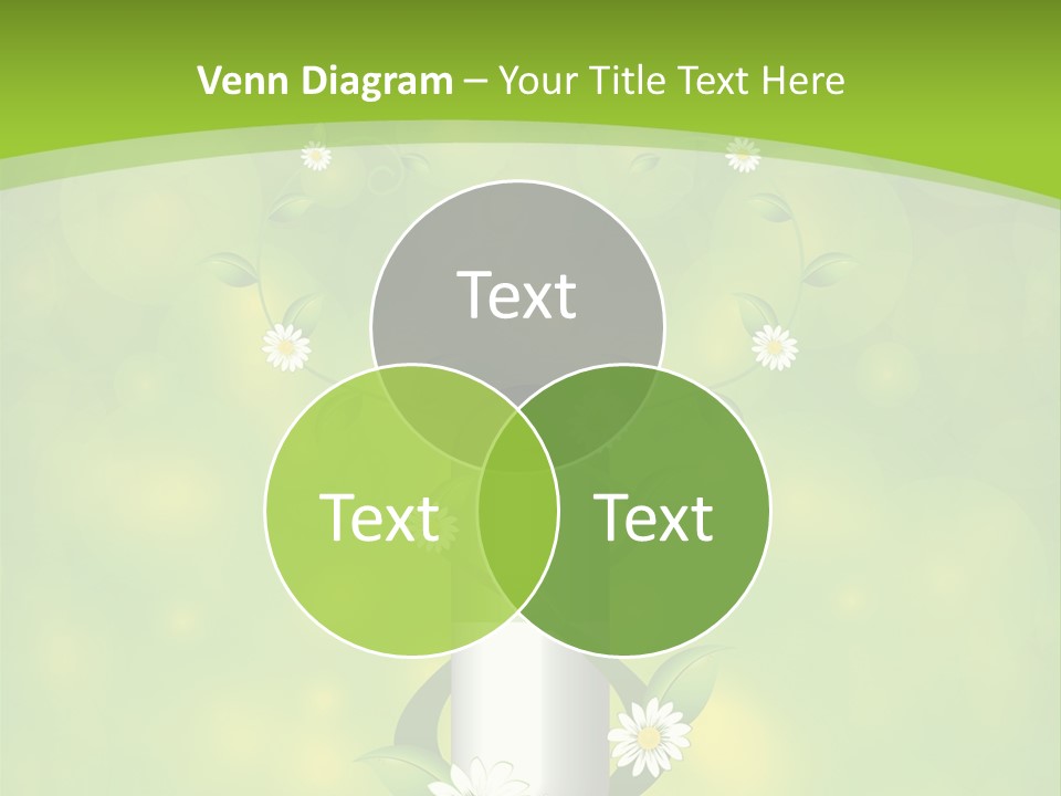 Flower Cure Chamomile PowerPoint Template