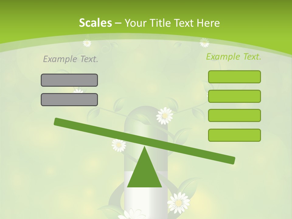 Flower Cure Chamomile PowerPoint Template