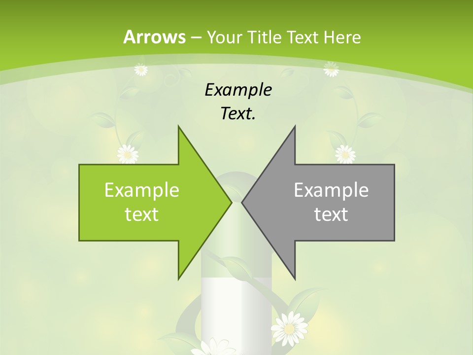 Flower Cure Chamomile PowerPoint Template