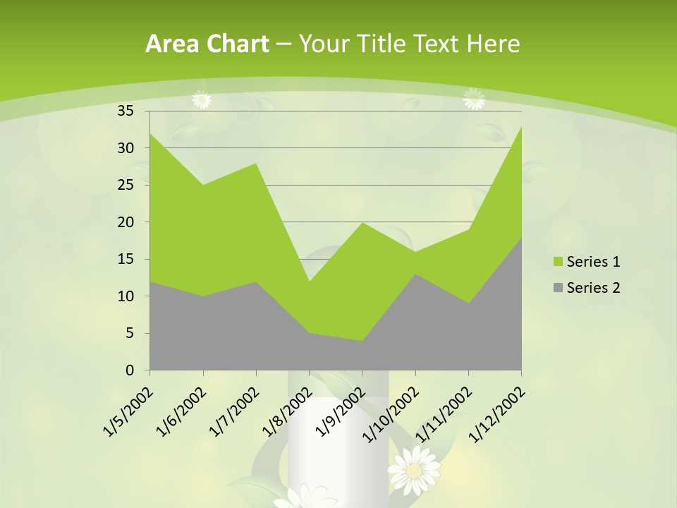 Flower Cure Chamomile PowerPoint Template