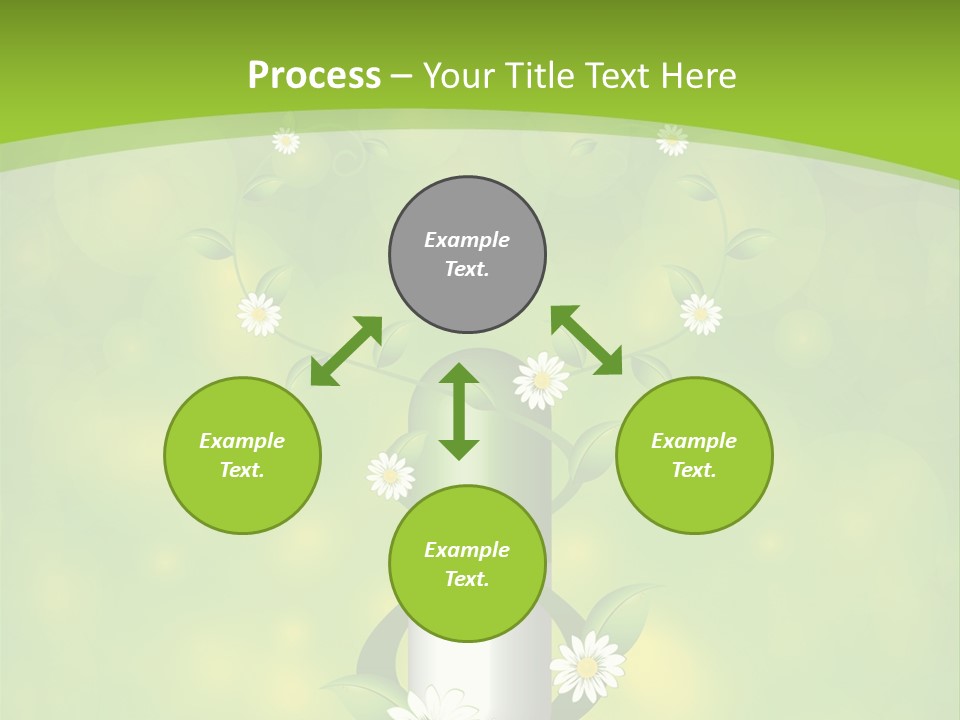 Flower Cure Chamomile PowerPoint Template