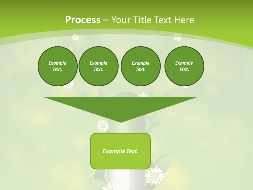 Flower Cure Chamomile PowerPoint Template