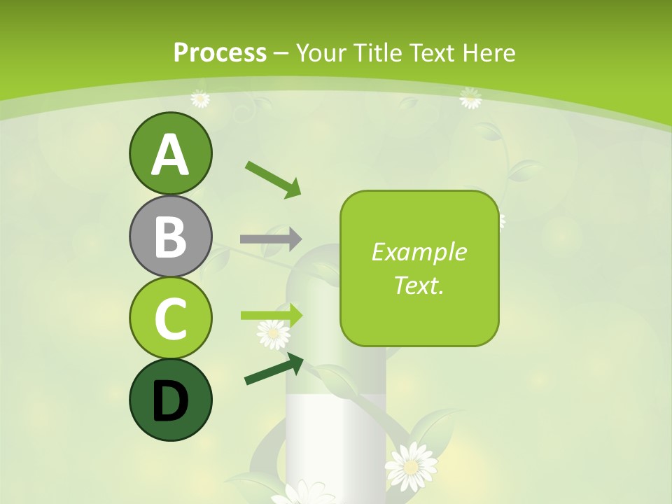 Flower Cure Chamomile PowerPoint Template