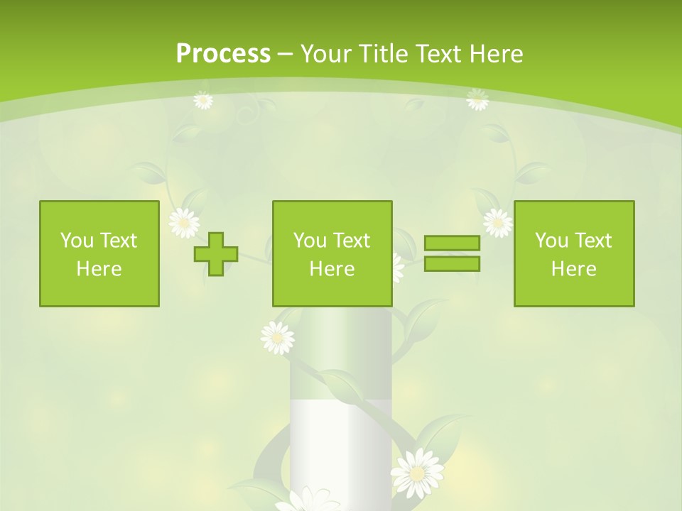 Flower Cure Chamomile PowerPoint Template