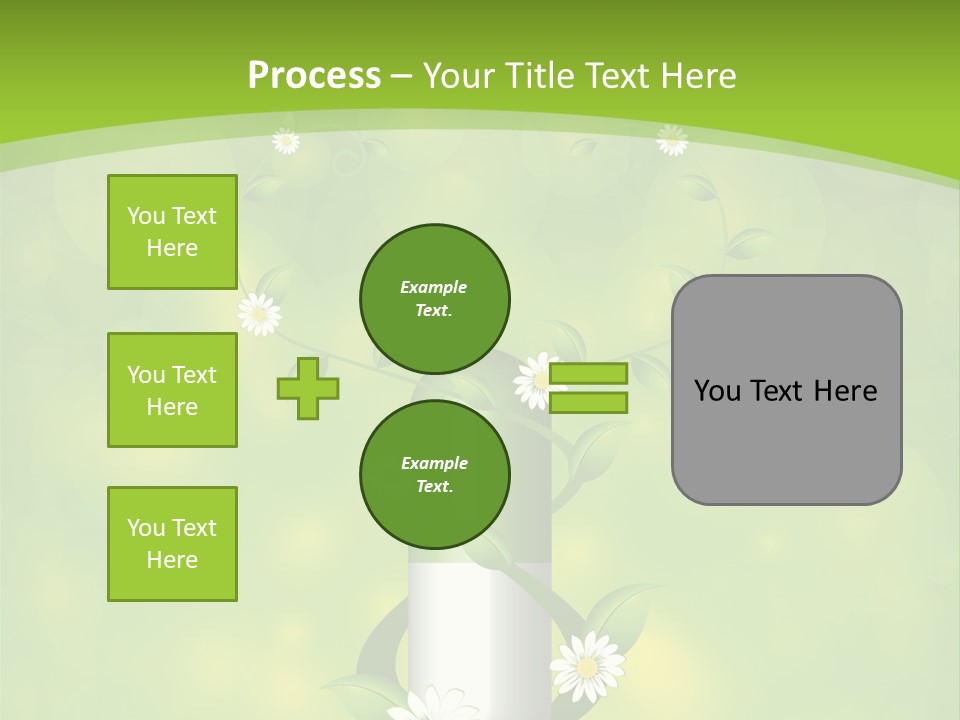 Flower Cure Chamomile PowerPoint Template