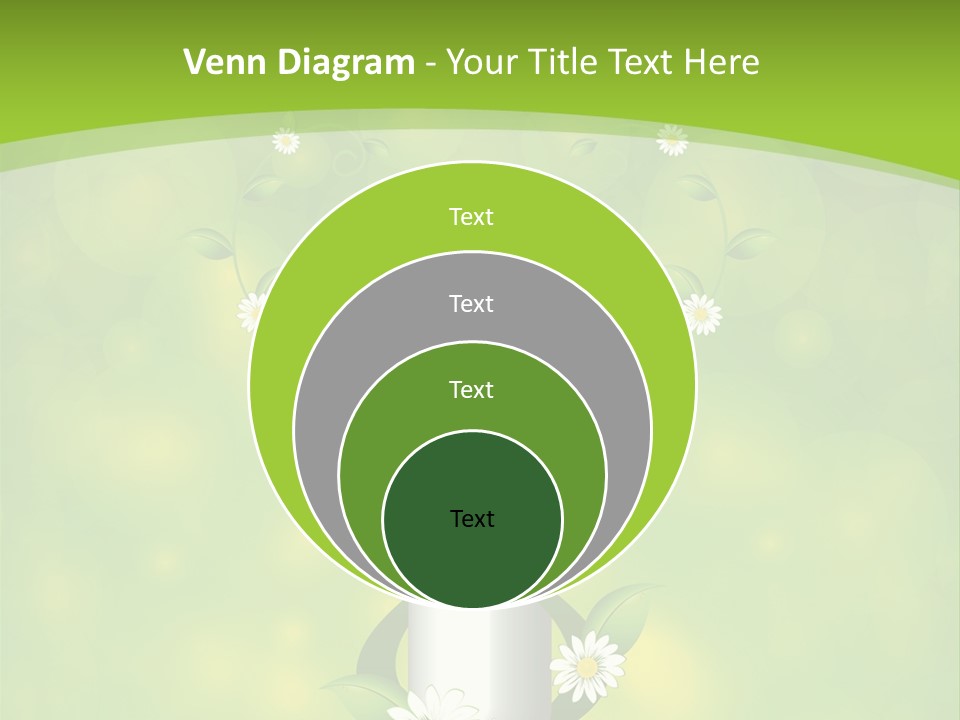 Flower Cure Chamomile PowerPoint Template