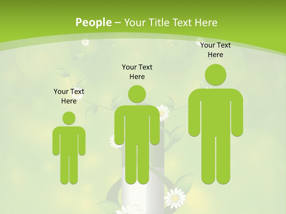 Flower Cure Chamomile PowerPoint Template