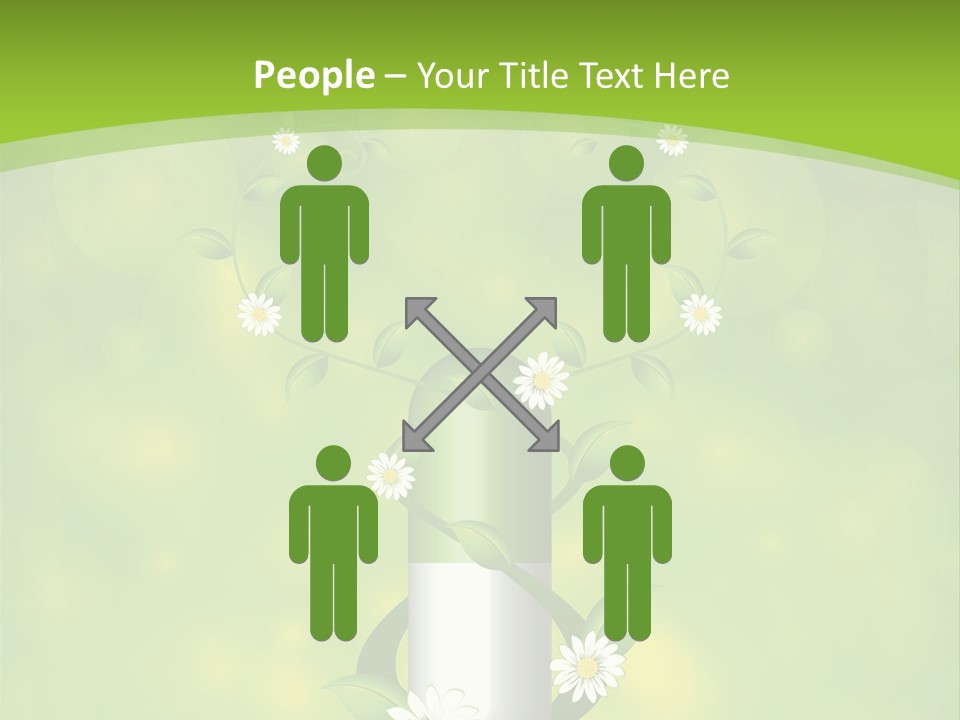 Flower Cure Chamomile PowerPoint Template