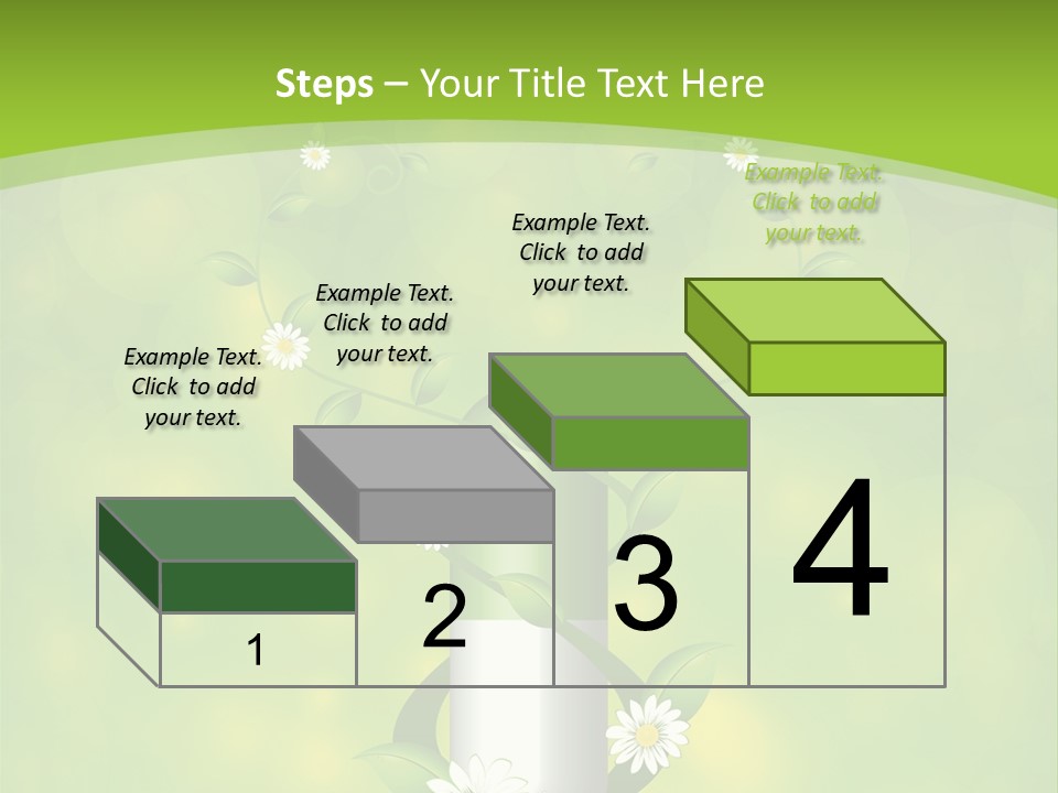 Flower Cure Chamomile PowerPoint Template