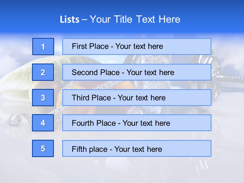Measurement Thin Loose PowerPoint Template