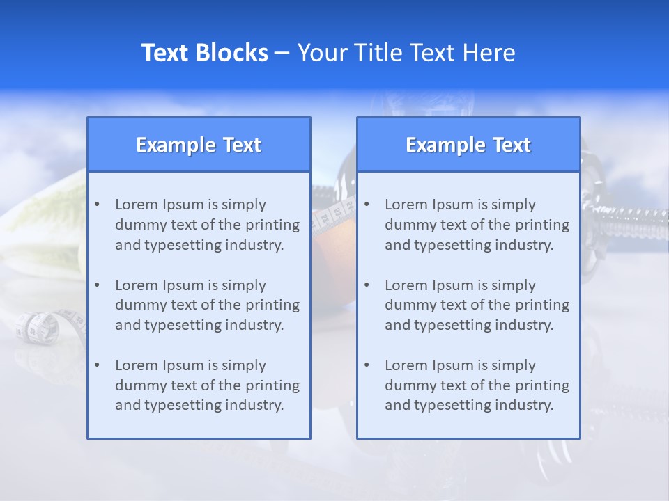 Measurement Thin Loose PowerPoint Template