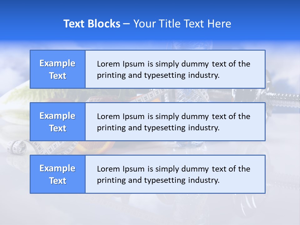 Measurement Thin Loose PowerPoint Template