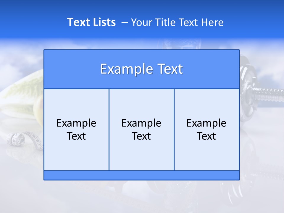 Measurement Thin Loose PowerPoint Template