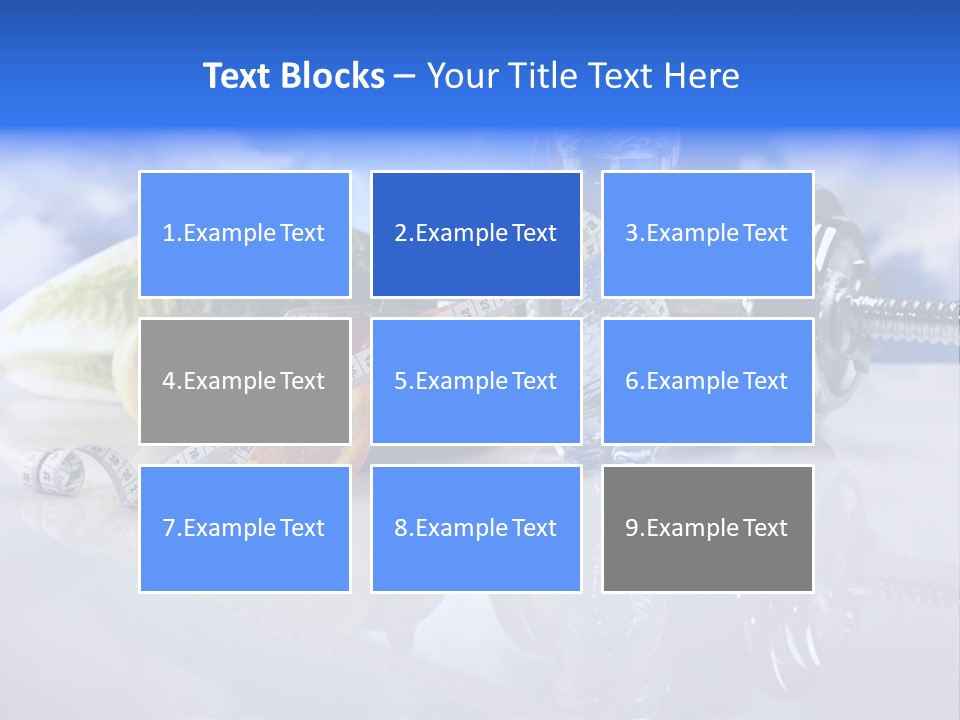 Measurement Thin Loose PowerPoint Template