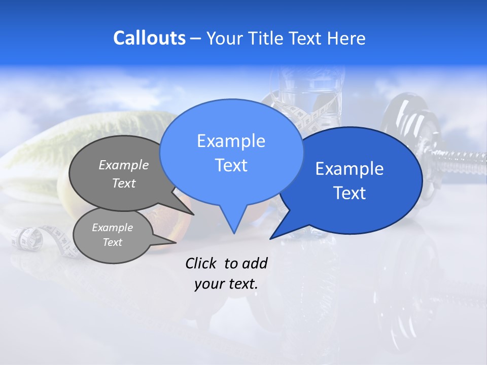 Measurement Thin Loose PowerPoint Template