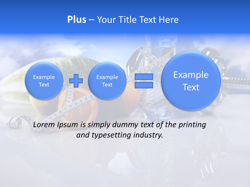 Measurement Thin Loose PowerPoint Template