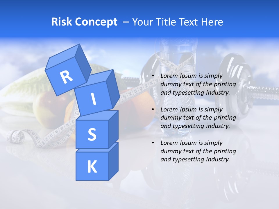 Measurement Thin Loose PowerPoint Template