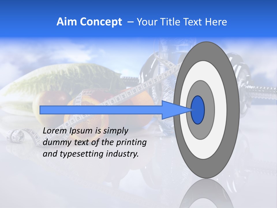 Measurement Thin Loose PowerPoint Template