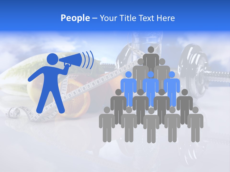 Measurement Thin Loose PowerPoint Template