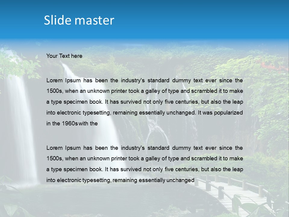 Emirates Waterfront Capital PowerPoint Template