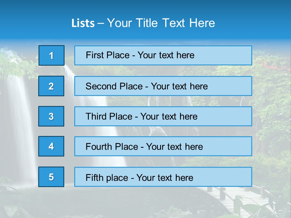 Emirates Waterfront Capital PowerPoint Template