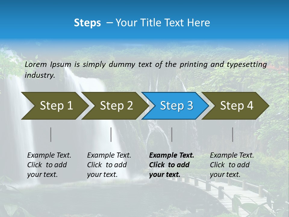 Emirates Waterfront Capital PowerPoint Template