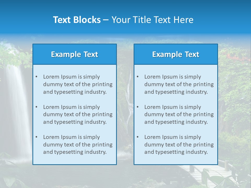 Emirates Waterfront Capital PowerPoint Template