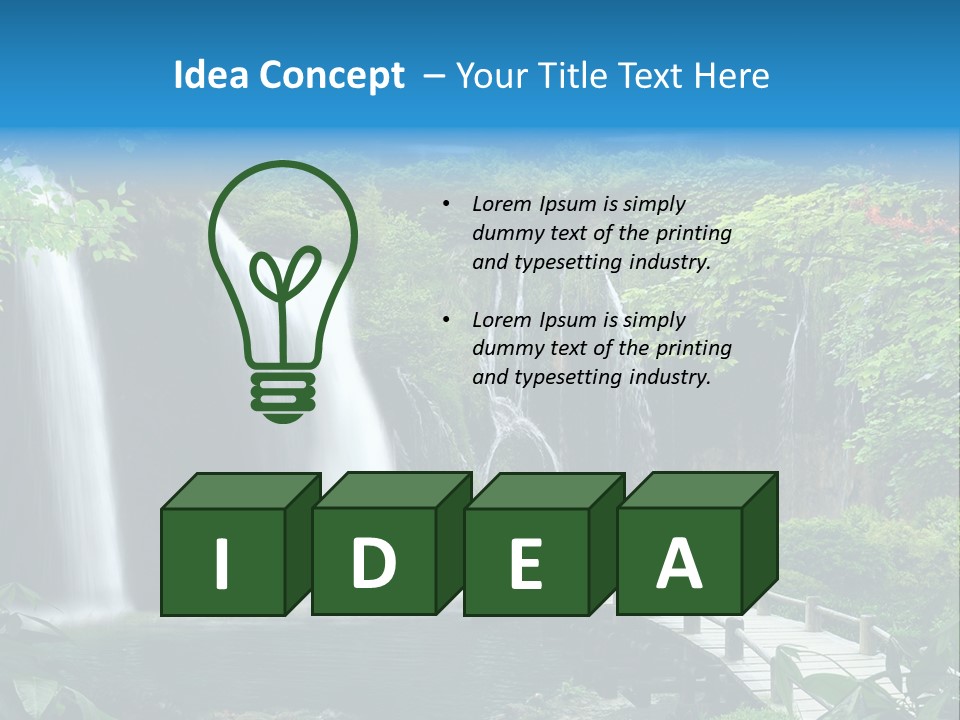 Emirates Waterfront Capital PowerPoint Template