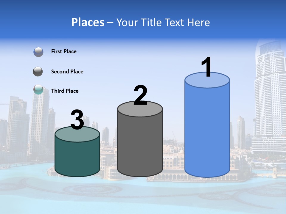 Emirates Waterfront Capital PowerPoint Template