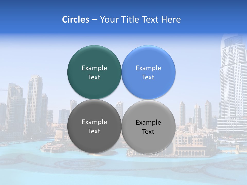 Emirates Waterfront Capital PowerPoint Template