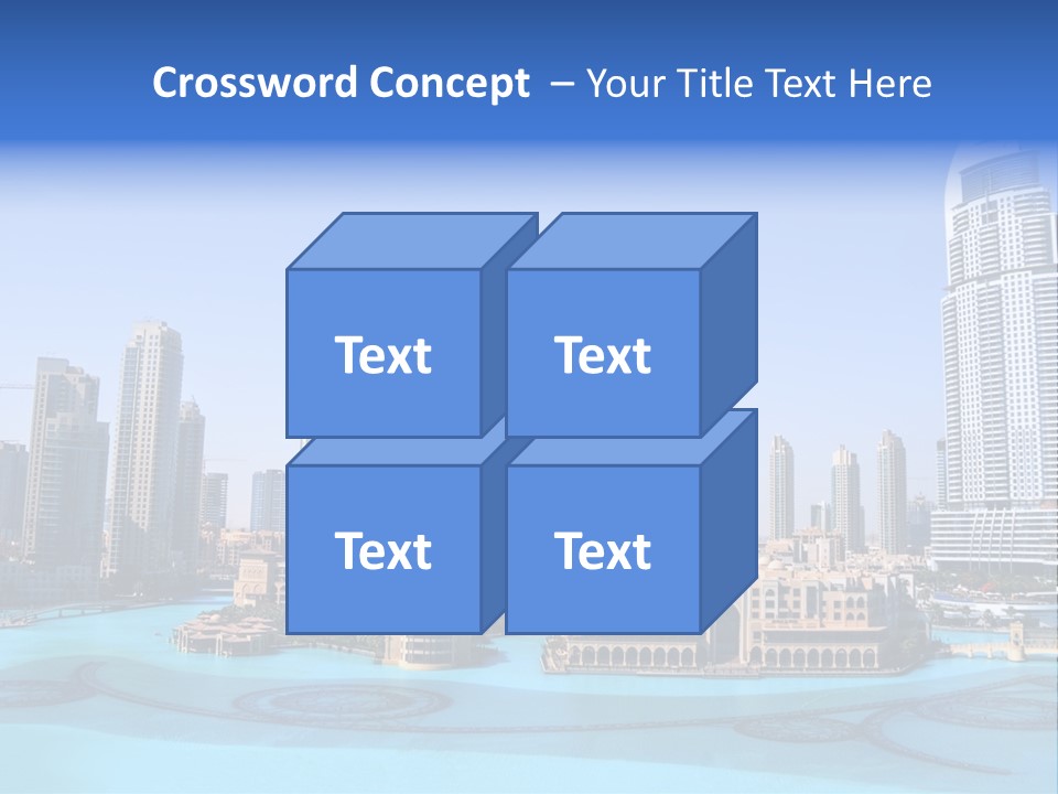 Emirates Waterfront Capital PowerPoint Template