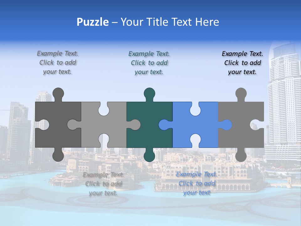 Emirates Waterfront Capital PowerPoint Template