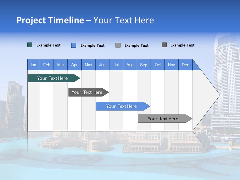 Emirates Waterfront Capital PowerPoint Template