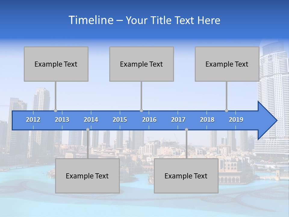 Emirates Waterfront Capital PowerPoint Template