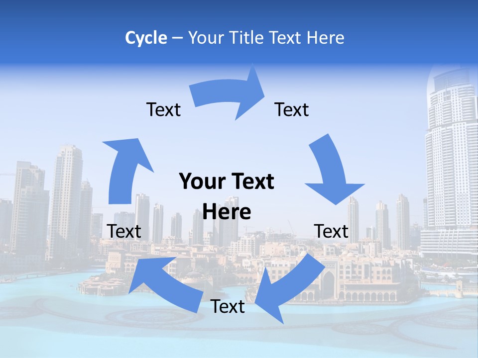 Emirates Waterfront Capital PowerPoint Template