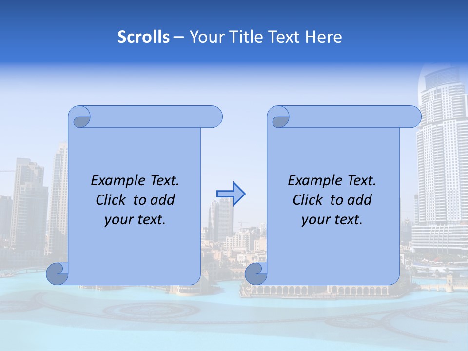 Emirates Waterfront Capital PowerPoint Template