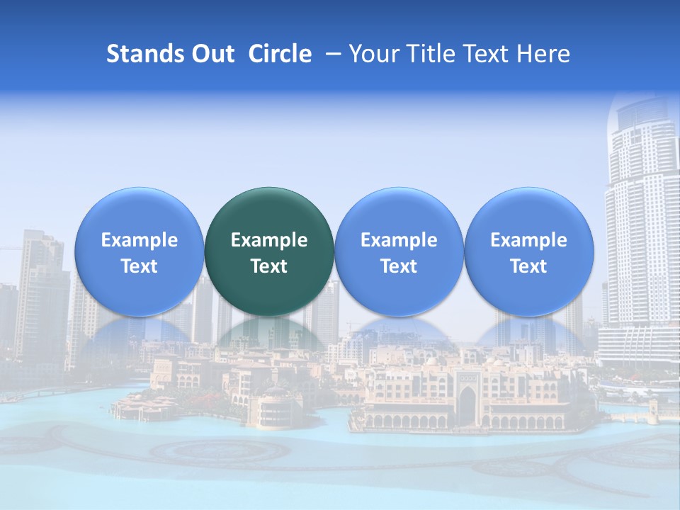 Emirates Waterfront Capital PowerPoint Template