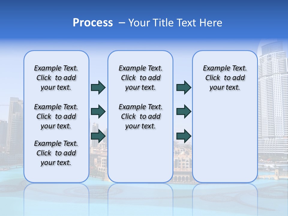 Emirates Waterfront Capital PowerPoint Template