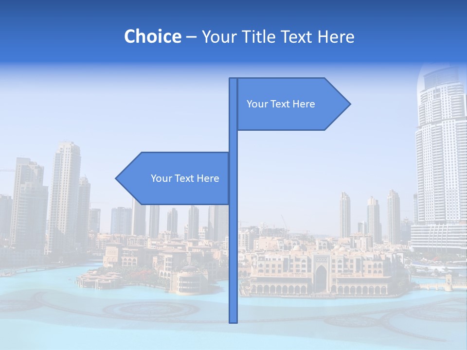 Emirates Waterfront Capital PowerPoint Template