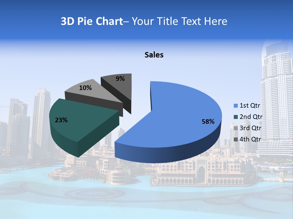 Emirates Waterfront Capital PowerPoint Template