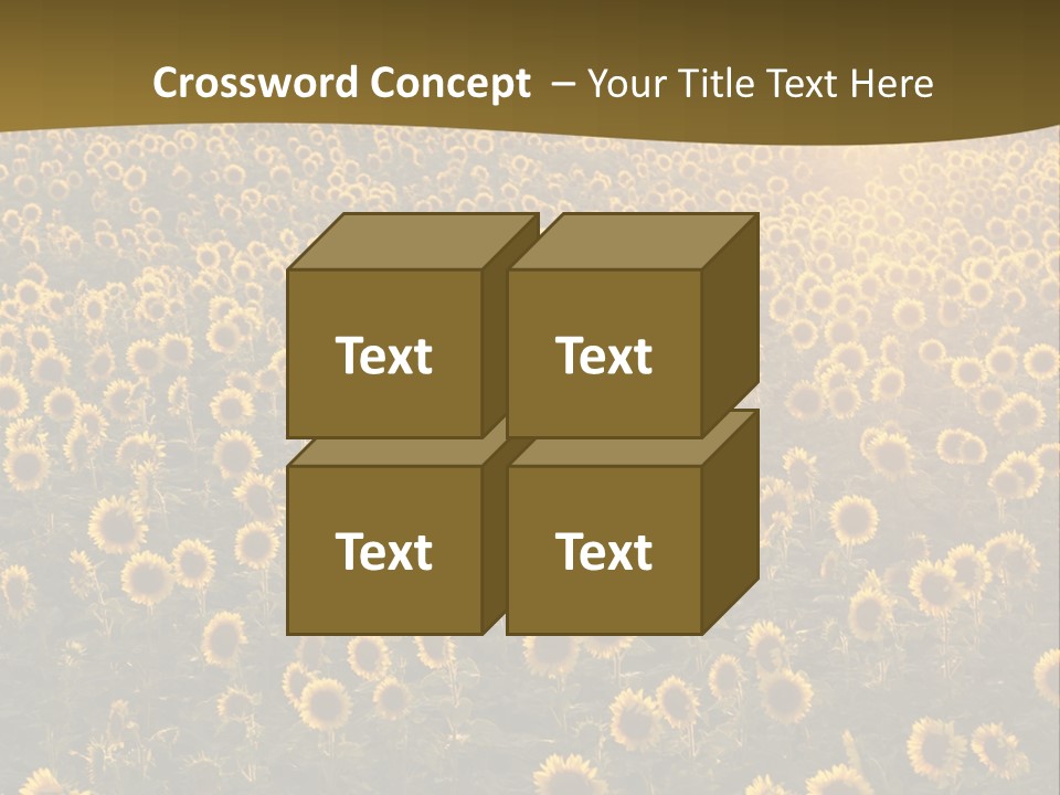 Agricultural Rural Sunshine PowerPoint Template
