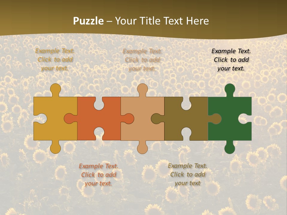 Agricultural Rural Sunshine PowerPoint Template
