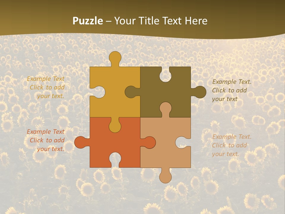 Agricultural Rural Sunshine PowerPoint Template