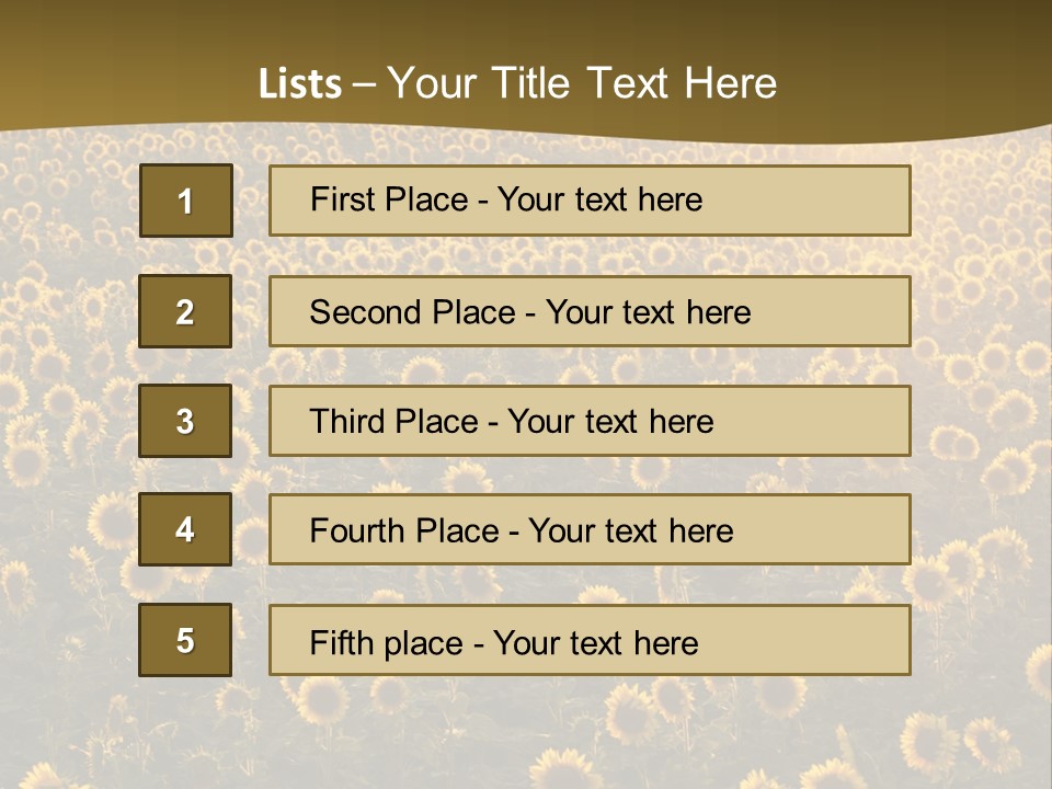 Agricultural Rural Sunshine PowerPoint Template