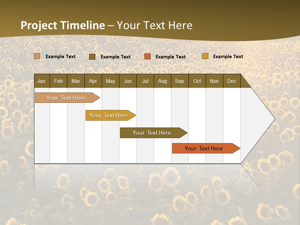 Agricultural Rural Sunshine PowerPoint Template